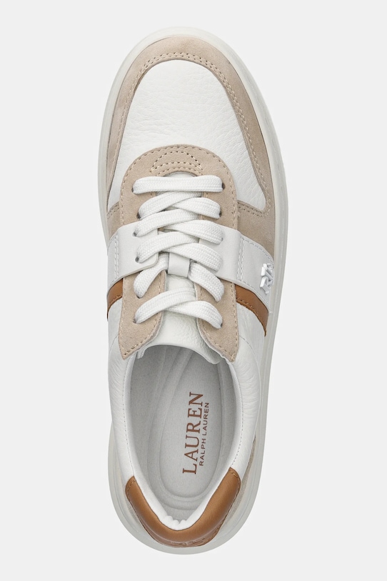 Lauren Ralph Lauren sneakersy skórzane Harlie biały 802967037001.100