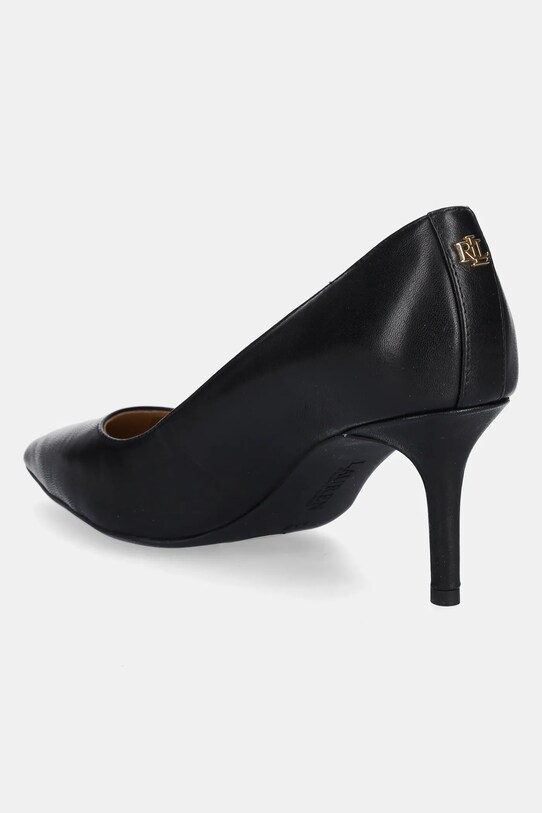 Încălțăminte Lauren Ralph Lauren stilettos de piele Lanette 802972023001.001 negru