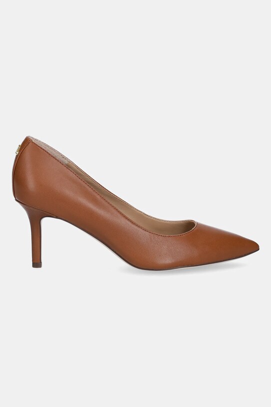 Lauren Ralph Lauren szpilki skórzane Lanette 802972023002.270 brązowy SS25