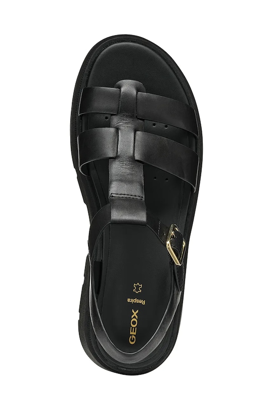 Kožené sandále Geox D ADACTER S D55YVB.00043.C9999 čierna