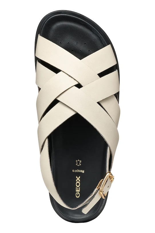 Kožené sandále Geox D ADELASH D55YWA.00043.C1122 béžová