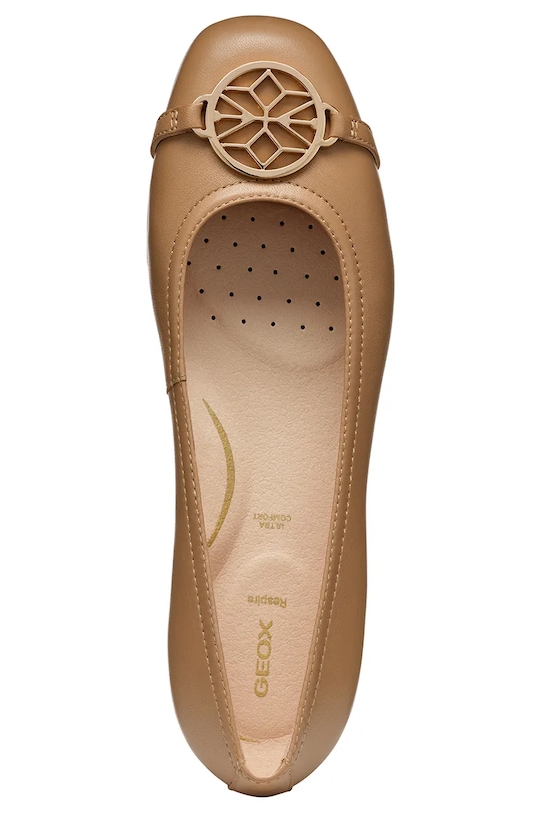 Geox balerini de piele D ANNYTAH D557NB.000TU.C5000 maro