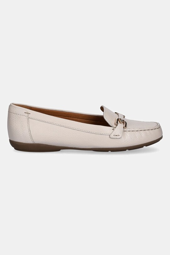Geox mocasini de piele D ANNYTAH MOC D84BMA.00046.C1122 bej SS25