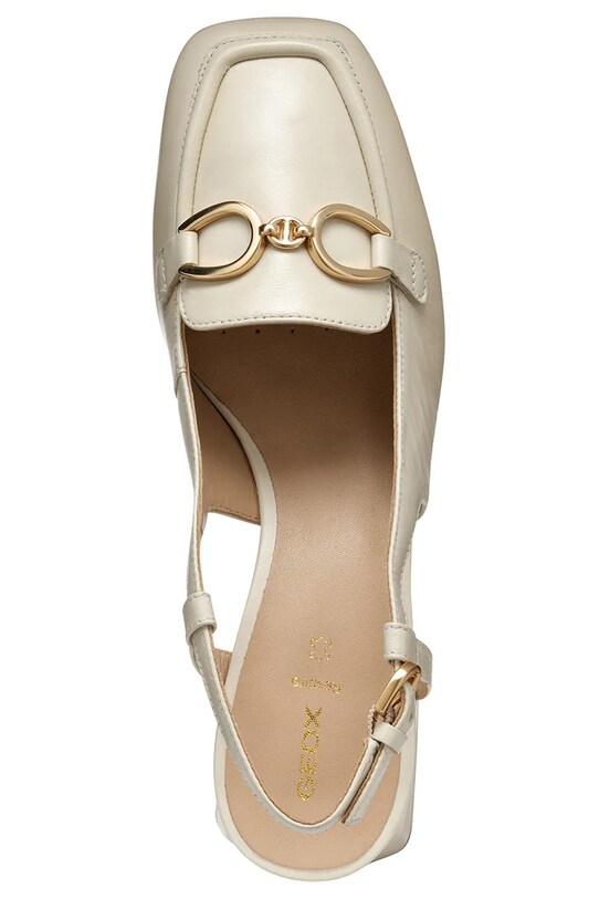 Geox pantofi de piele D CORONILLA D55D1A.000TU.C1122 bej