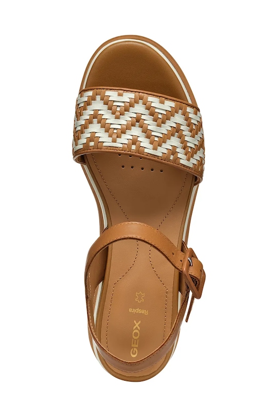 Geox sandali in pelle D GARDENIA D55HBA.0TC43.C5F1S marrone