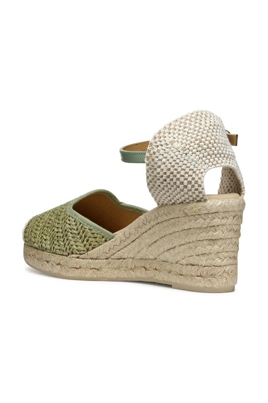 Espadrilky Geox D GELSA LOW tyrkysová D55NGE.02MLM.C3002