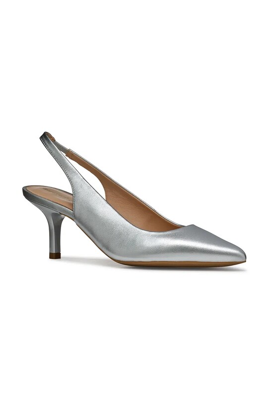 Geox stilettos de piele D KLEOPY D55YBB.000Y2.C1007 argintiu SS25