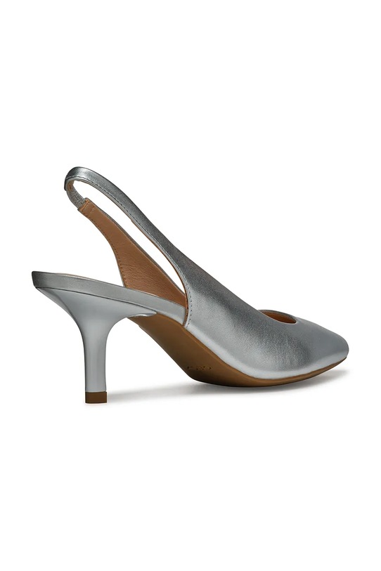 Παπούτσια Δερμάτινες γόβες Geox D KLEOPY D55YBB.000Y2.C1007 ασημί