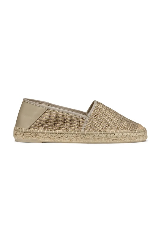 Espadrilky Geox D LAMPEDUSA platforma béžová D46V0A.01106.C6029