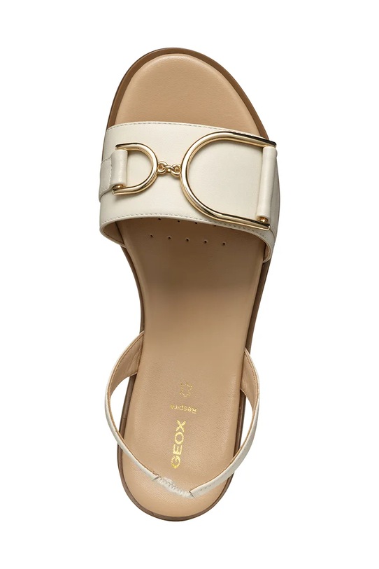 Kožené sandále Geox D NAILEEN D35SDA.000TU.C1122 béžová