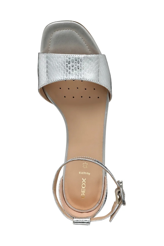 Geox sandali in pelle D NEW ERAKLIA 15 D5580B.000KY.C1007 argento