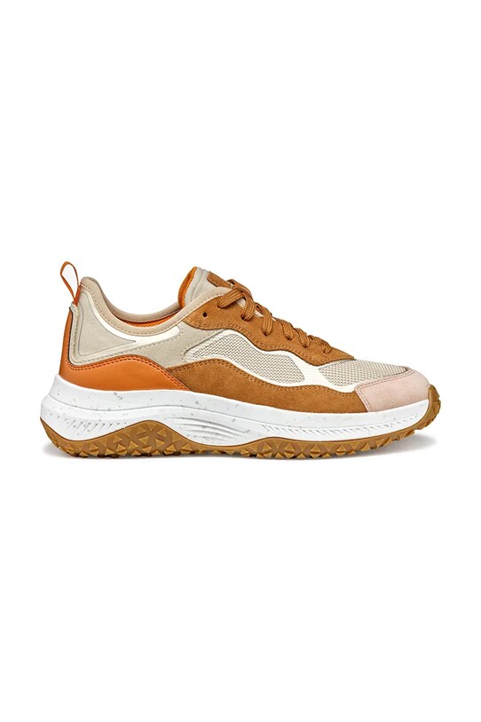 Tenisky Geox D OLIVIERA + GRIP textilný hnedá D55VNA.0AS22.CH66N