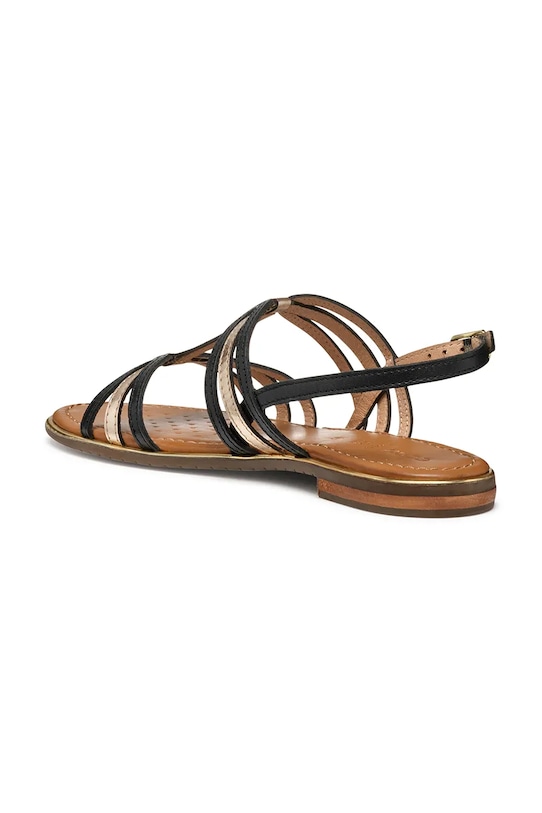 Geox sandały skórzane D SOZY PLUS czarny D55DQC.01JN6.C9258