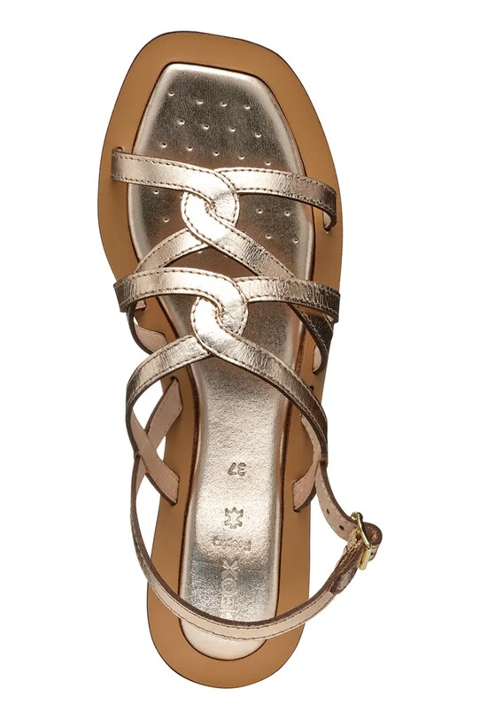 Geox sandale de piele D SOZY QC D55YFA.000N6.C2012 aur