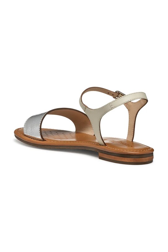 Geox sandale de piele D SOZY S argintiu D55LXJ.0KY81.C1W1S
