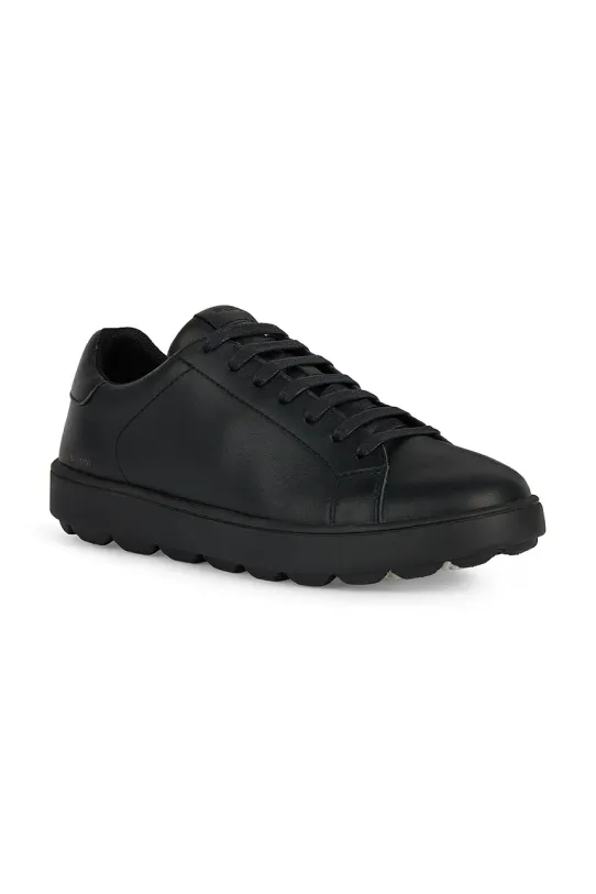 Geox sneakers din piele D SPHERICA ECUB-1 D45WEB.00085.C9999 negru SS25