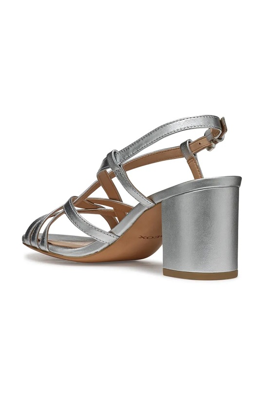 Geox sandale de piele D VIRNILISA 65 S argintiu D55YZB.000Y2.C1007
