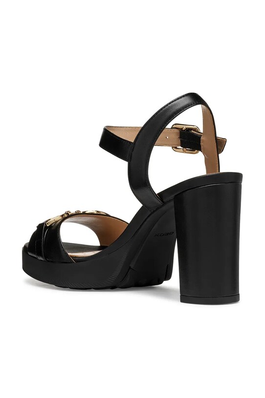 Kožené sandály Geox D WALK PLEASURE 85S černá D55B6A.000TU.C9999