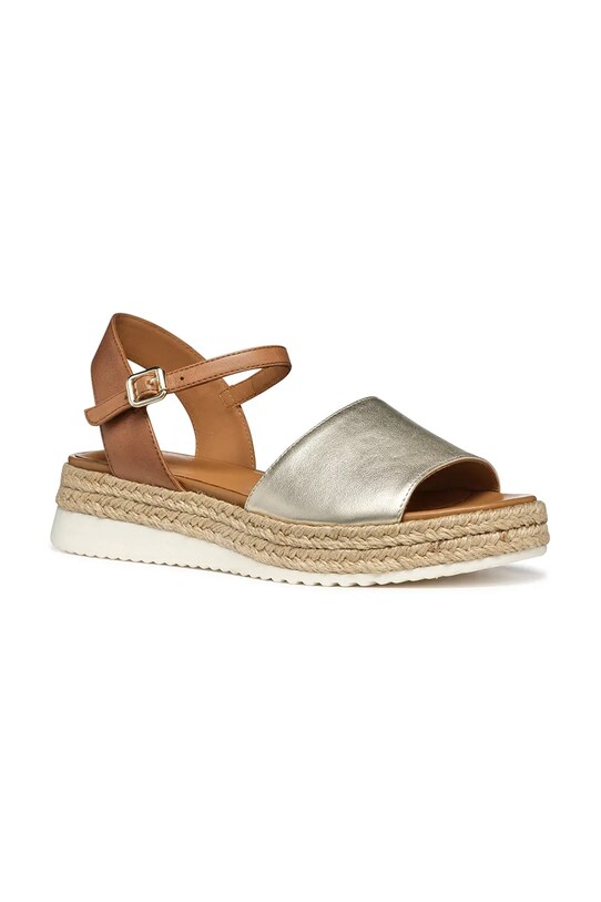 Usnjeni sandali Geox D EOLIE D55SRC.0Y243.C2L5F rjava SS25
