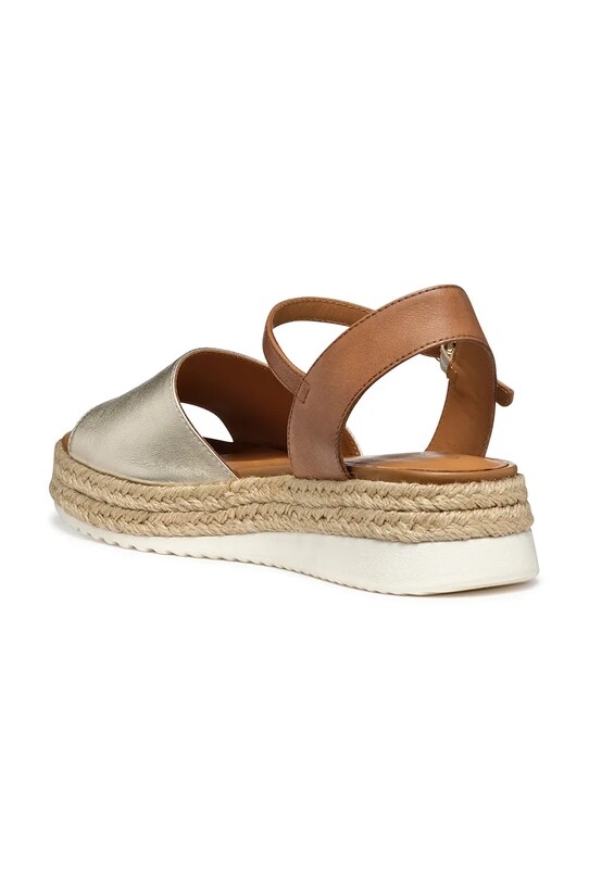 Kožené sandály Geox D EOLIE hnědá D55SRC.0Y243.C2L5F