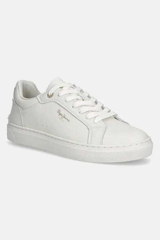 Pepe Jeans sneakers din piele CAMDEN EDITION W plată bej PLS00041