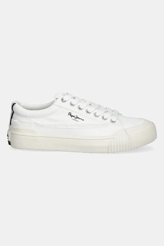 Πάνινα παπούτσια Pepe Jeans BEN FRESH W PLS31589 λευκό SS25