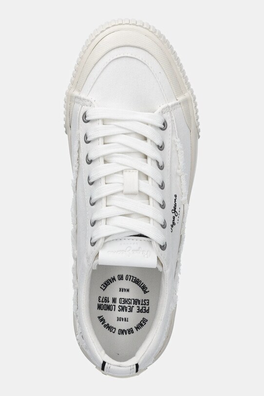 Πάνινα παπούτσια Pepe Jeans BEN FRESH W λευκό PLS31589
