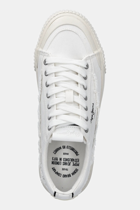 Πάνινα παπούτσια Pepe Jeans BEN FRESH W λευκό PLS31589