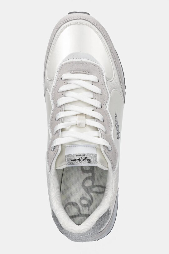 Sneakers boty Pepe Jeans RUSPER SHINE béžová PLS60033