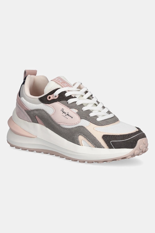 Pepe Jeans sneakers WINSLOW SWEET piele întoarsă gri PLS60037