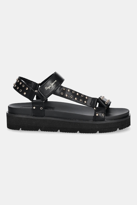 Pepe Jeans sandały POLA METAL PLS90678 czarny SS25