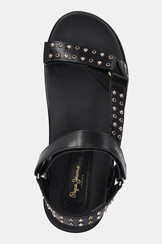 Pepe Jeans sandale POLA METAL negru PLS90678