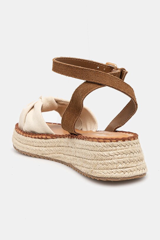 Obuwie Pepe Jeans sandały KATE BASS PLS90690 beżowy