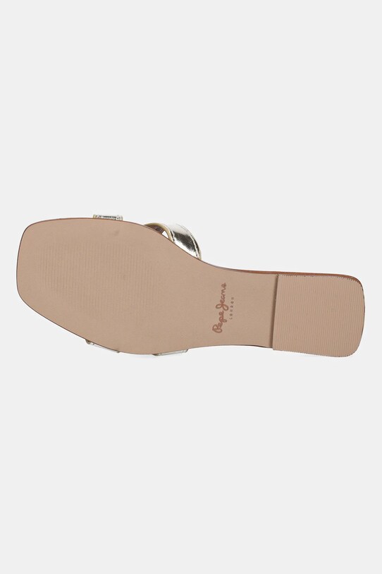 Pantofle Pepe Jeans FRIDA LOG PLS90695 zlatá