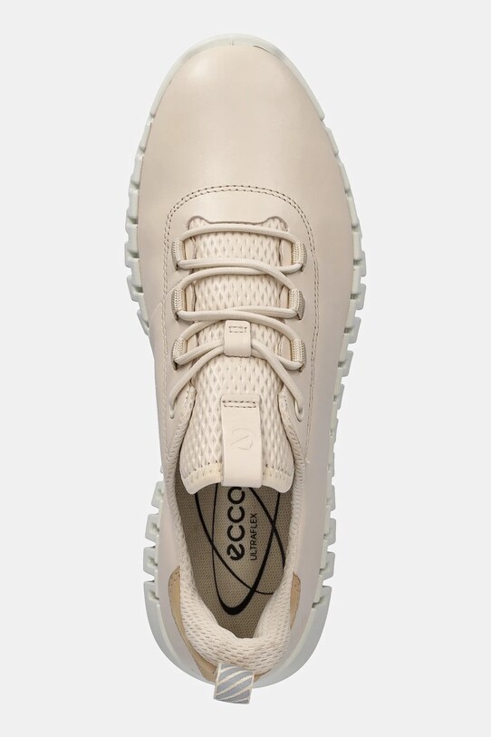 Δερμάτινα αθλητικά παπούτσια Ecco Gruuv Sneaker Lea μπεζ 218203.60720