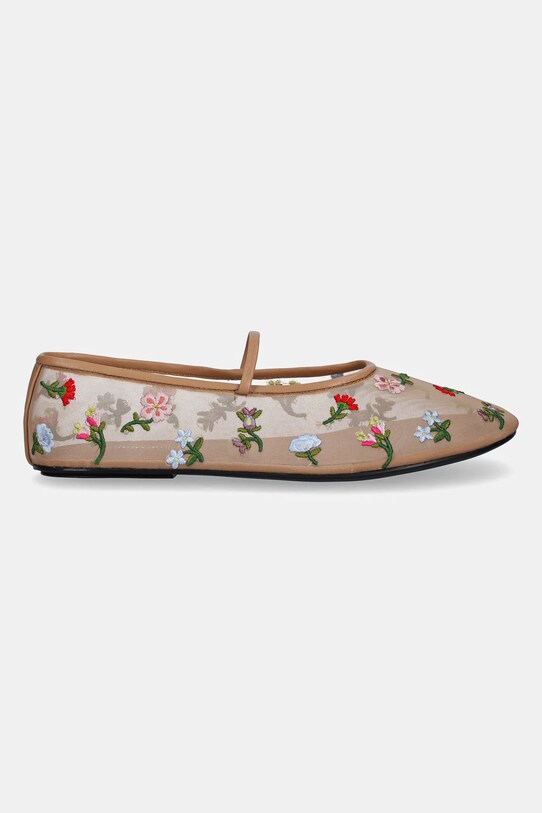 Μπαλαρίνες Jeffrey Campbell Dancer-Emb JC.1305.4.1 μπεζ ZS25