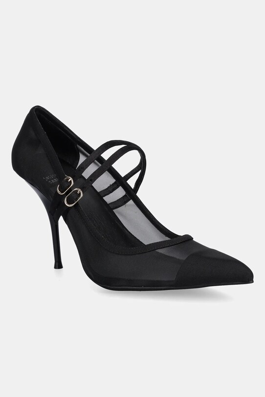 Jeffrey Campbell pantofi cu toc Stunts subțire negru JC.1408.1.1