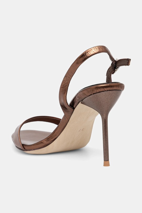 Obuv Kožené sandále Jeffrey Campbell Go-Getter JC.1481.1.10 zlatá