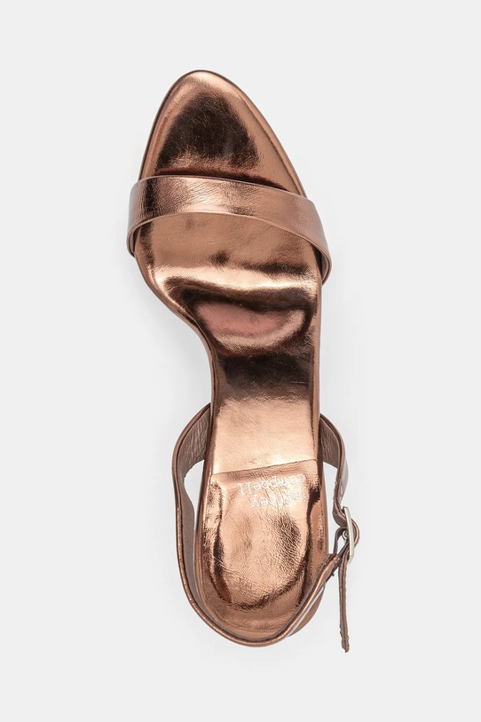 Kožené sandále Jeffrey Campbell Go-Getter zlatá JC.1481.1.10