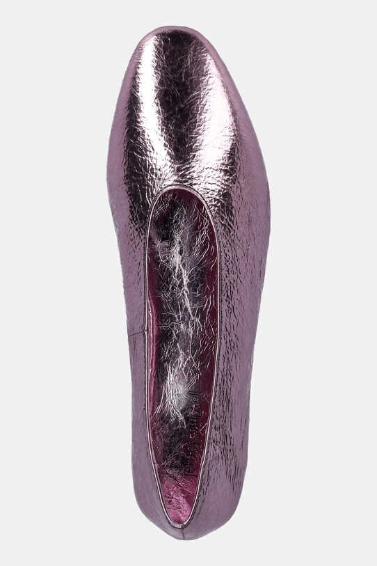 Шкіряні балетки Jeffrey Campbell Romp фіолетовий JC.1268.2.14