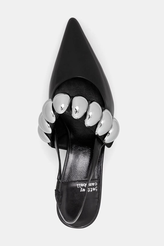 Jeffrey Campbell stilettos de piele Persona-Sd negru JC.1256.19.4