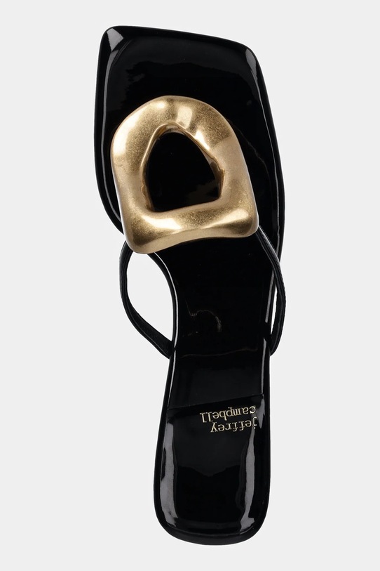 Jeffrey Campbell klapki skórzane Linq-Up czarny JC.1131.2.1