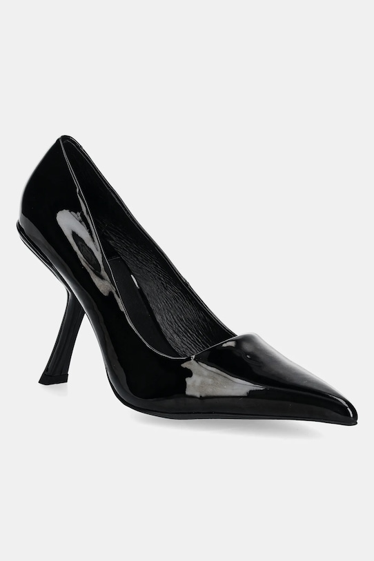 Jeffrey Campbell pantofi cu toc Sling-It2 subțire negru JC.1535.3.1