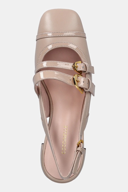 Coccinelle czółenka skórzane beżowy E4.S5C.21.02.01.N12