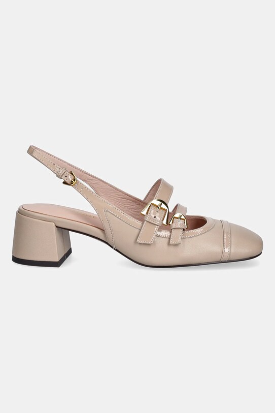 Coccinelle pantofi de piele E4.S5C.21.02.01.N12 roz SS25