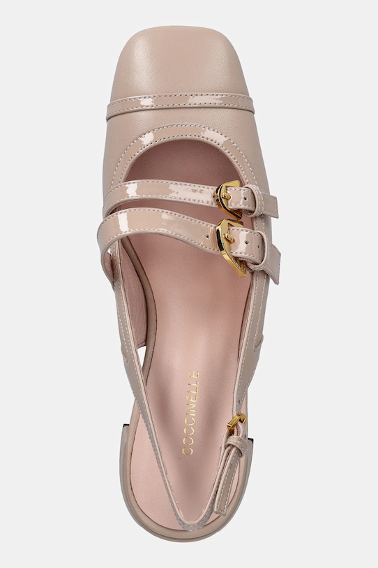 Coccinelle czółenka skórzane różowy E4.S5C.21.02.01.N12