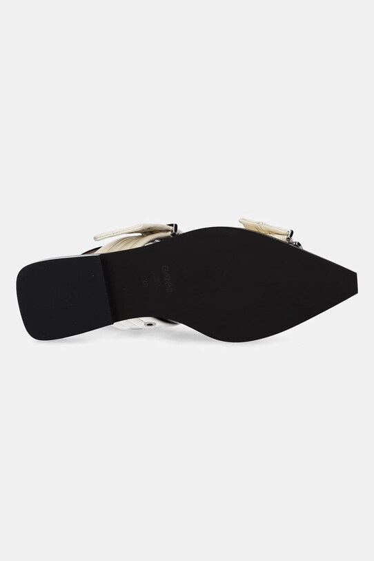 GANNI balerini Feminine Buckle Ballerina Naplack S2871 negru