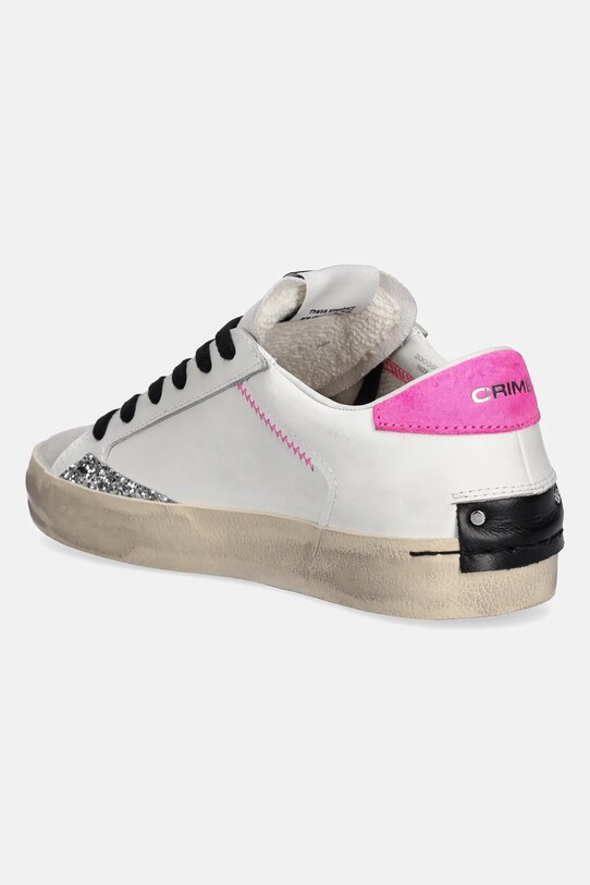 Boty Kožené sneakers boty Crime London DISTRESSED 20005PP7 bílá