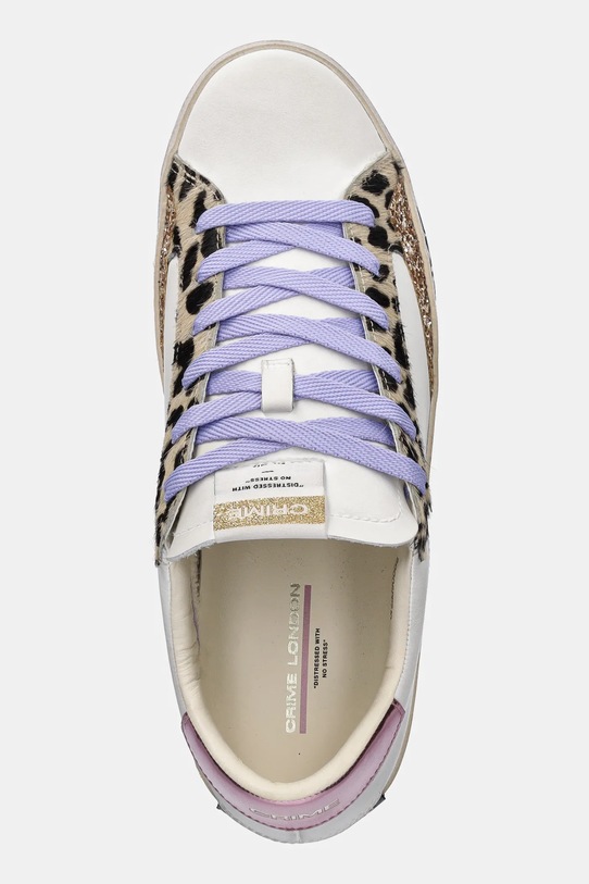 Шкіряні кросівки Crime London DISTRESSED білий 20006PP7