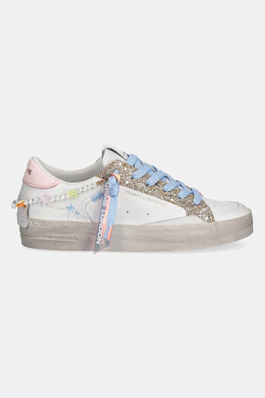 Crime London buty SK8 DELUXE HEEL 20103PP7 biały SS25